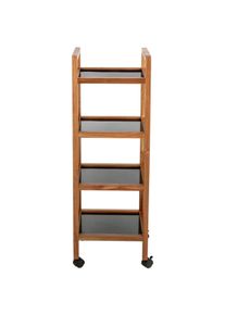 Wenko, Badezimmerregal, Haushalts- und Badwagen Fondi (35 x 31 x 97 cm)