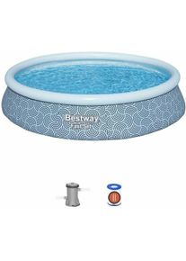 Bestway, Pool, Aufblasbarer Pool Blau 396 x 84 cm