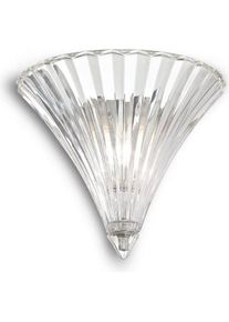 Ideal Lux, Wandleuchte + Deckenleuchte, SANTA Wandleuchte E14 dimmbar Klar 013060 (E14)