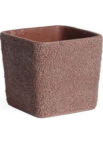 Domoletti, Blumentopf, Flower pot BTP07G, cement, red