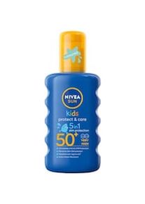 Nivea, Sonnencreme, Sun Kids Protect & Care Sun Protective Moisturizer For Children Spf50 200Ml (Sonnenspray, SPF 50, 200 ml)