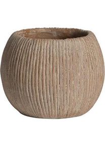 Domoletti, Blumentopf, Flower pot BTP05D, cement, brown