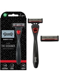 Wilkinson, Nassrasierer, Barber's Style The Designer Razor for Men Precision Razor Handle 1 Blade Refill