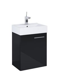 Elita, Badezimmerschrank, Elite Tiny 45 cm black (165794) (45 x 29 x 50 cm)