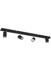 Kanlux, Wandleuchte + Deckenleuchte, Wand-Deckenleuchte EVALO GU10 Schwarz 4x 35699 (GU10)