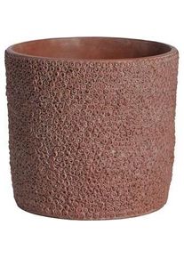 Domoletti, Blumentopf, Flower pot BTP06G, cement, red