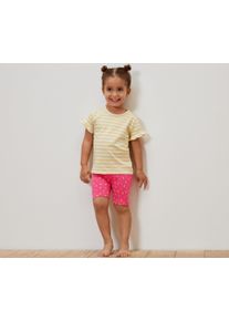 Tchibo - 2 Kinder-Radler-Leggings - M&auml;dchen - Gr. 110/116 - gelb