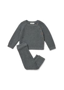 Tchibo - Baby-Strickkombi - Baby - Gr. 86/92 - dunkelgrau