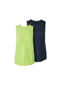 Tchibo - 2 Sport-Tops - Damen - Gr. M - dunkelblau