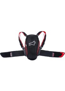 Alpinestars Nucleon KR-Y Youth, protector de espalda de ni&ntilde;os , color: Negro/Rojo , tama&ntilde;o: Talla &uacute;nica