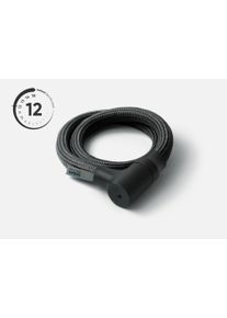 texlock orbit onyx black 100 cm - textielslot 100 cm - fietsslot touwvergrendeling