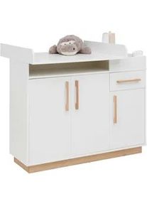 Roba Wickelkommode Luna White in Wei&szlig; ca. 117x100cm