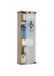 Vcm Medizinschrank Gusal XXL Eiche zum Stellen B/H ca. 31x92 cm