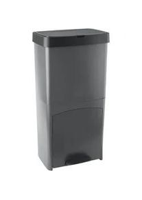 Treteimer Recycle Schwarz/Anthrazit ca. 70l