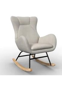 Schaukelsessel Emilio Chenille Hellgrau