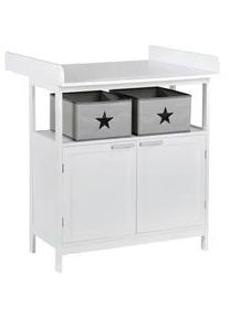 Roba Wickelkommode White Wei&szlig;/Silber