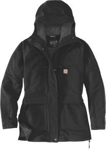 Carhartt Super Dux, kurtka tekstylna długa damska , kolor: czarny , rozmiar: M