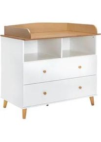 Wickelkommode Lou Wei&szlig; Echtholz/MDF