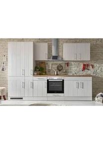 respekta K&uuml;chenblock Anton Landhaus ohne Ger&auml;te ca. 300 cm Wei&szlig;