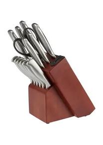 Messerblock Suzie Braun/Edelstahlfarben