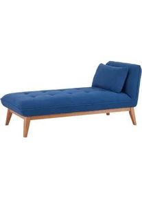 Relaxliege Liza Blau Webstoff