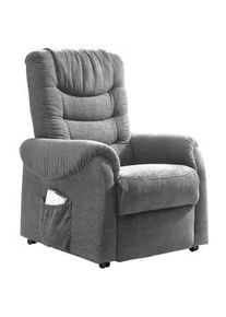 Fernsehsessel Nino Dunkelgrau Nylon/Struktur