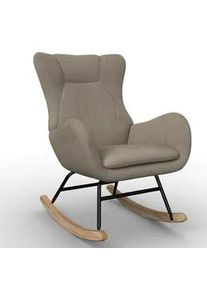 Schaukelsessel Emilio Chenille Beige