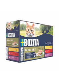 Bozita Mousse Mixed Farm 12x85g