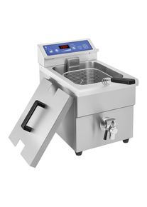 ROYAL CATERING Indukci&oacute;s olajs&uuml;tő - 10 l - 60&ndash;190 &deg;C RCIF-10EB