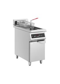 Indukci&oacute;s fritőz - 30 l - 10 000 W - 400 V - alapszekr&eacute;ny - időz&iacute;tő - ROYAL CATERING RCIN-700-02