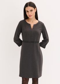 bonprix Etuikleid aus Punto di Roma, grau