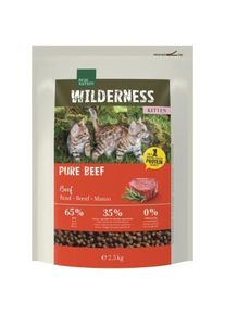 REAL NATURE WILDERNESS Croquettes pour chaton Pure Beef 2,5 kg