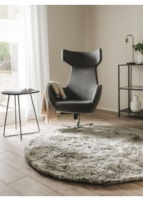 benuta Nest Whisper Gris di&aacute;metro 80 cm redondo