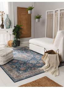 benuta Pop Washable Rug Laury Blue 120x170 cm - Machine Washable Rug
