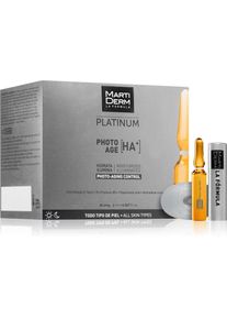 MartiDerm Platinum Photo Age HA+ &ouml;reged&eacute;s elleni arcsz&eacute;rum ampull&aacute;kban C-vitaminnal 30x2 ml