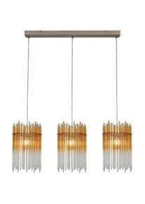 H&auml;ngeleuchte Stab Transparent/Bernstein max. 40W