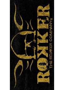 Rokker Logo, multifunctional headwear , color: Black/Gold , size: One Size