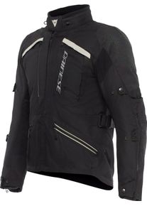 Dainese Gullfoss D-Dry, textile jacket waterproof , color: Black/Light Grey , size: 56
