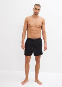 bonprix Szorty kąpielowe męskie z kieszeniami cargo, czarny, 48/50 (M)