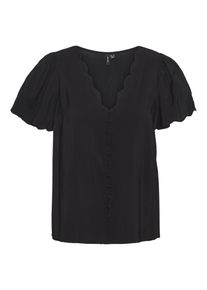 V&eacute;ro Moda VERO MODA, Damer, Bluse 'IDUN', Sort, St&oslash;rrelse XS