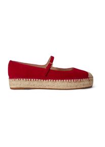 Lauren by Ralph Lauren Lauren Ralph Lauren Espadrilles 'LUIZE' Női piros , M&eacute;ret 9.5