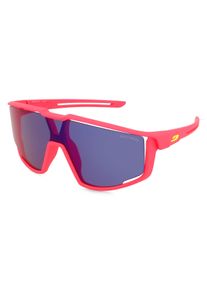 Julbo J55011 FURY S | Kinder-Sonnenbrille | Fassung: Halbrand, Monoscheibe, Kunststoff, Pink Matt | Glasfarbe: Blau