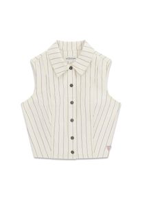 Guess Jeans Kvinnor Blus beige / svart Storlek M