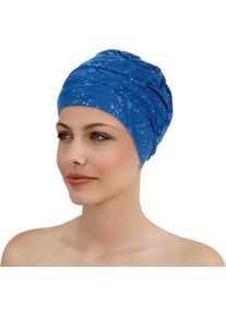 Dames Badmuts koningsblauw Maat 0