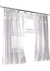 HEINE HOME unisex vouwgordijn wit Maat 130 x 45 cm