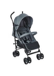 My Baby Lou Buggy, Dunkelgrau, Textil, 51x105x79 cm, EN 1888, Fu&szlig;st&uuml;tze abklappbar, 5-Punkte-Gurt, Doppelbremse, Transportsicherung, mit Tragegriff, abnehmbarer Schutzb&uuml;gel, auch mit EVA-R&auml;dern erh&auml;ltlich, Baby on Tour, Kinderwagen, Buggys