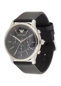 Emporio Armani Montre &agrave; affichage analogique Homme noir taille One Size