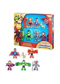 MARVEL Iron Man and his Awesome Friends Armoured-Up Avengers Multipack 7.5 cm