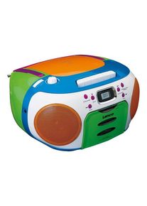 Lenco SCD-971 - Portable FM radio CD/Cassette player - Multi colour - FM - Stereo
