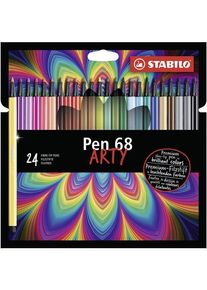 Stabilo Pen 68 - Felt-tip pen - ARTY - Set With 24 Pieces